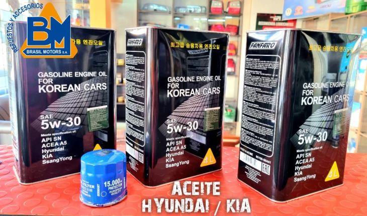 Aceite de motor - Hyundai Kia