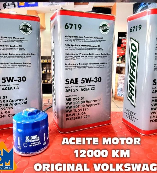 ACEITE DE MOTOR ORIGNAL VOLKSWAGEN