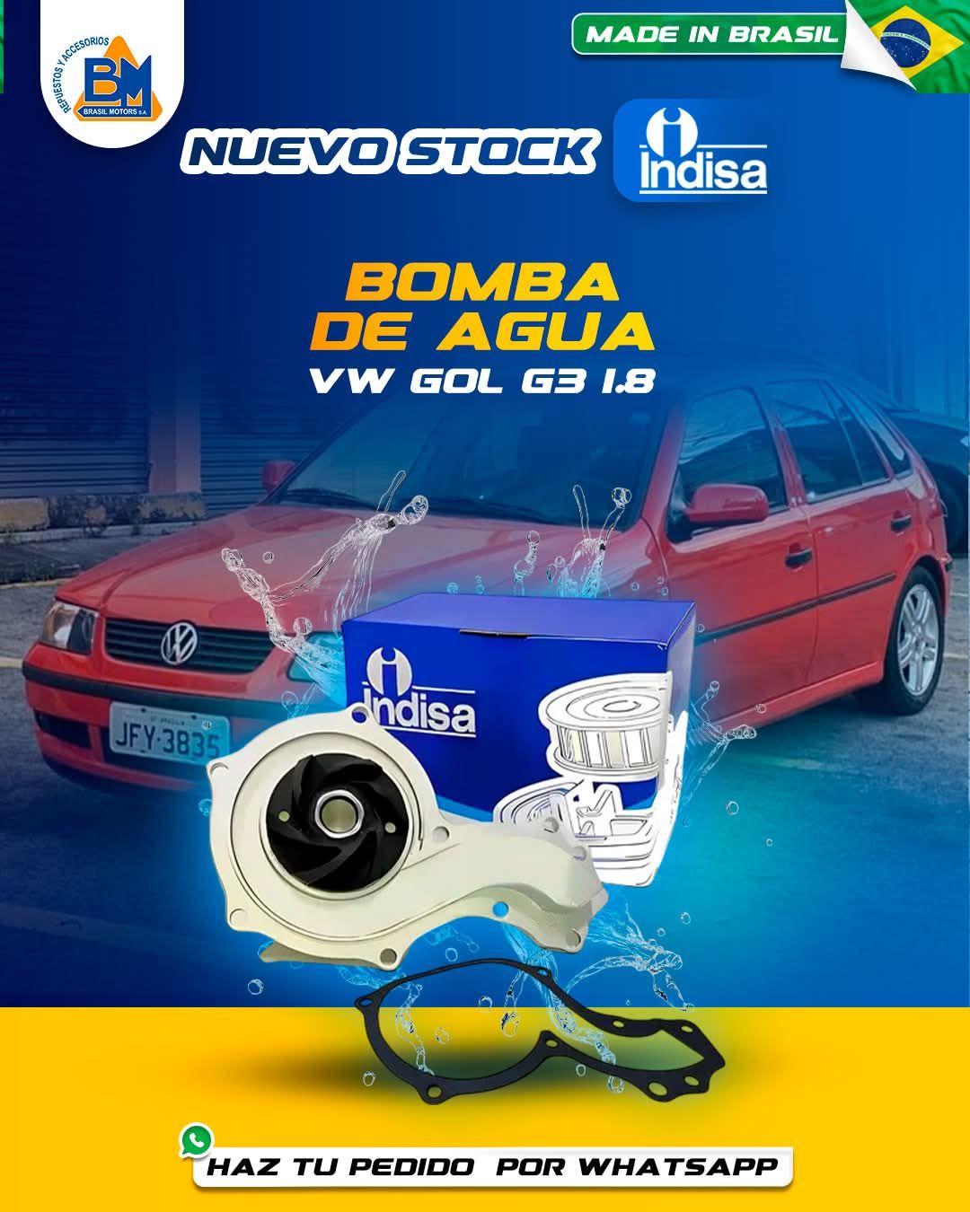 BOMBA AGUA VW GOL G3 1.8