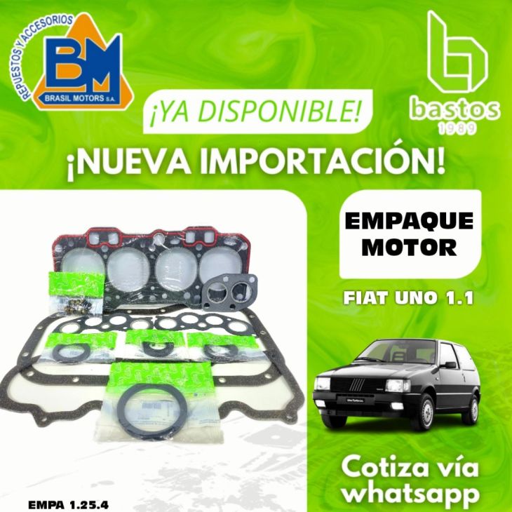 Empaque Motor - Fiat Uno 1.1