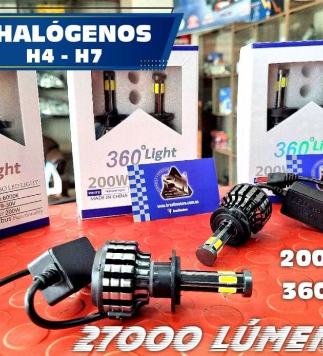 HALOGENOS TURBO LED
