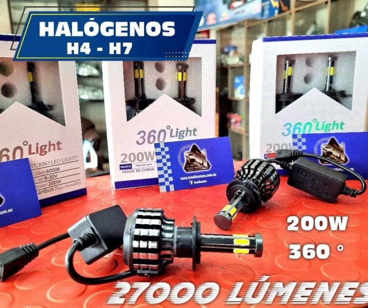 HALOGENOS TURBO LED