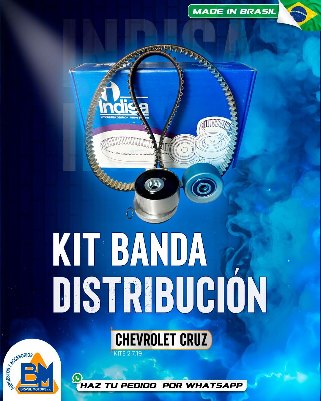 KIT DISTRIBUCION CHEVROLET CRUZ