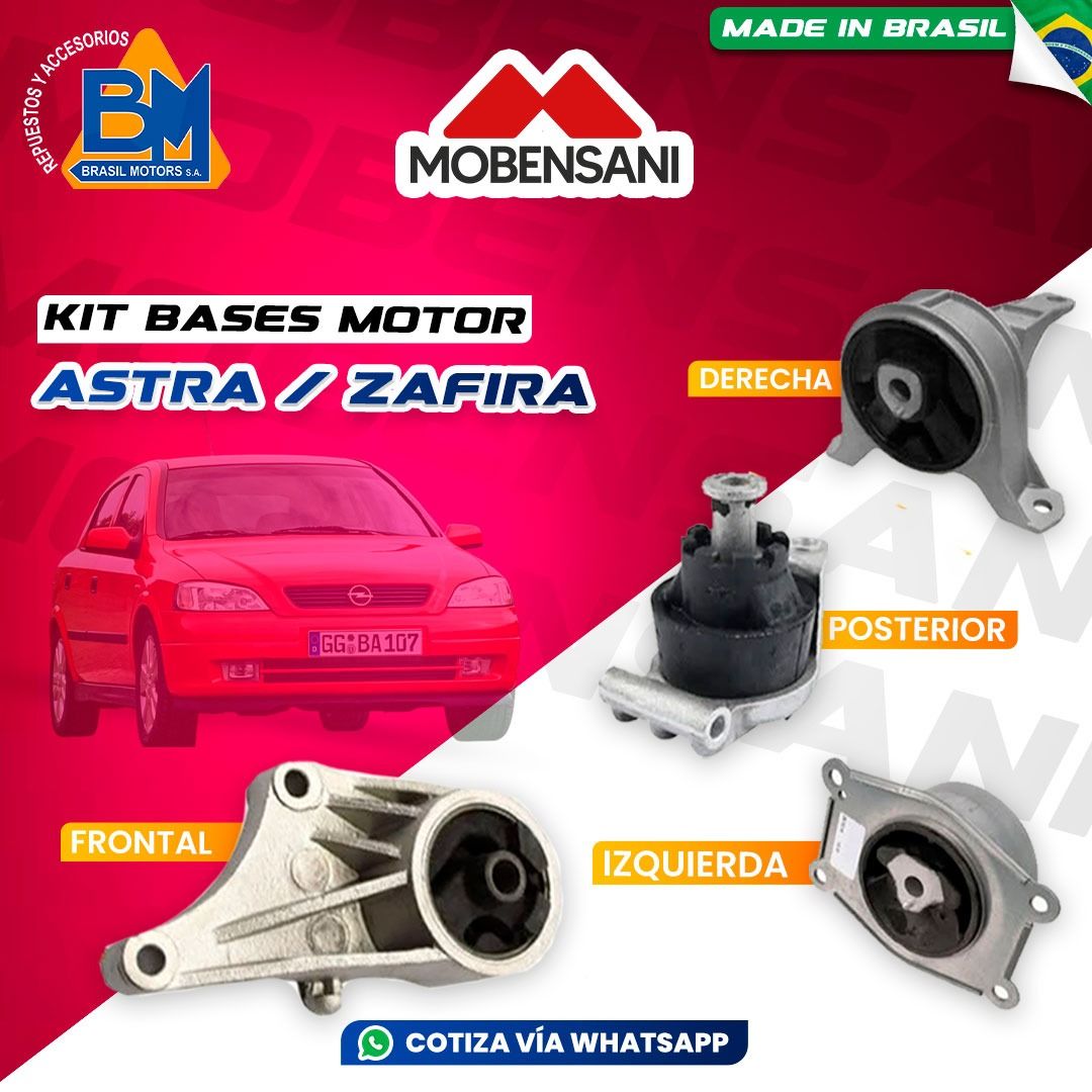 PROMO KIT BASES MOTOR ASTRA ZAFIRA