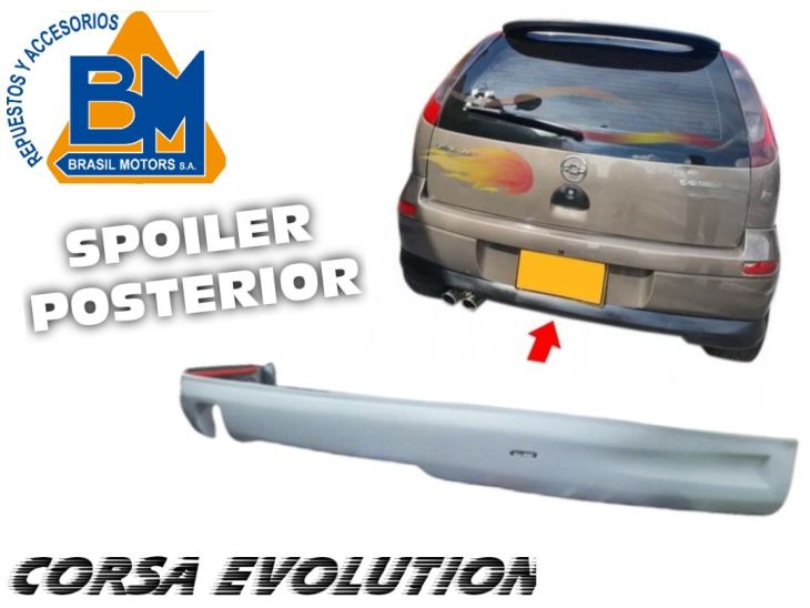 Spoiler Posterior Corsa Evolution