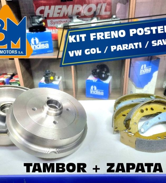 TAMBORES POSTERIORES VW GOL G3