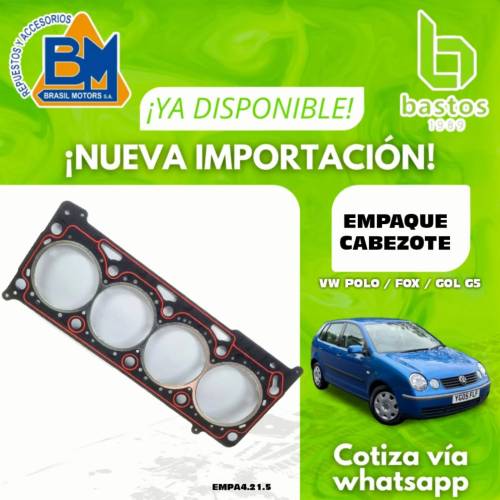 EMPAQUE CABEZOTE VW POLO FOX