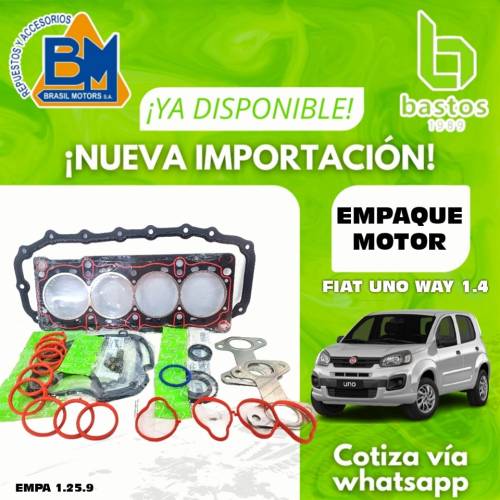 Empaque Motor - Fiat Uno Way 1.4