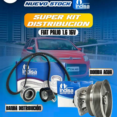 Kit Banda Distribución Fiat Palio 1.6 16v Sienna