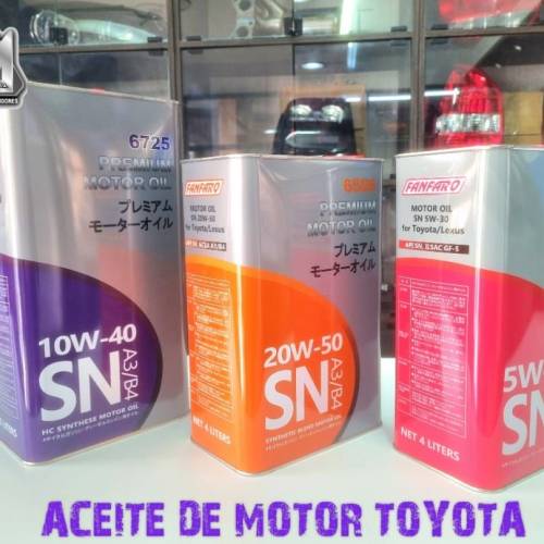 Aceite de motor original Toyota